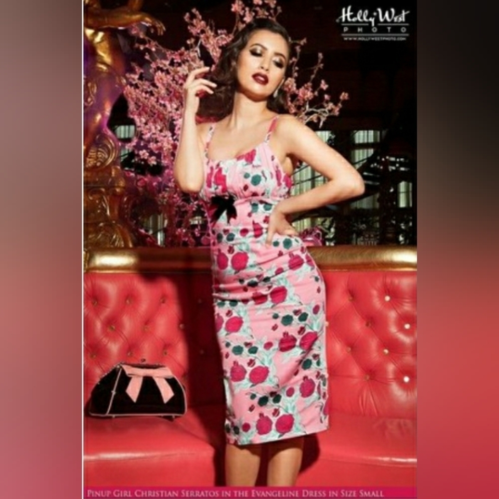 Mary Blair Pinup Couture Pencil Dress NWOT